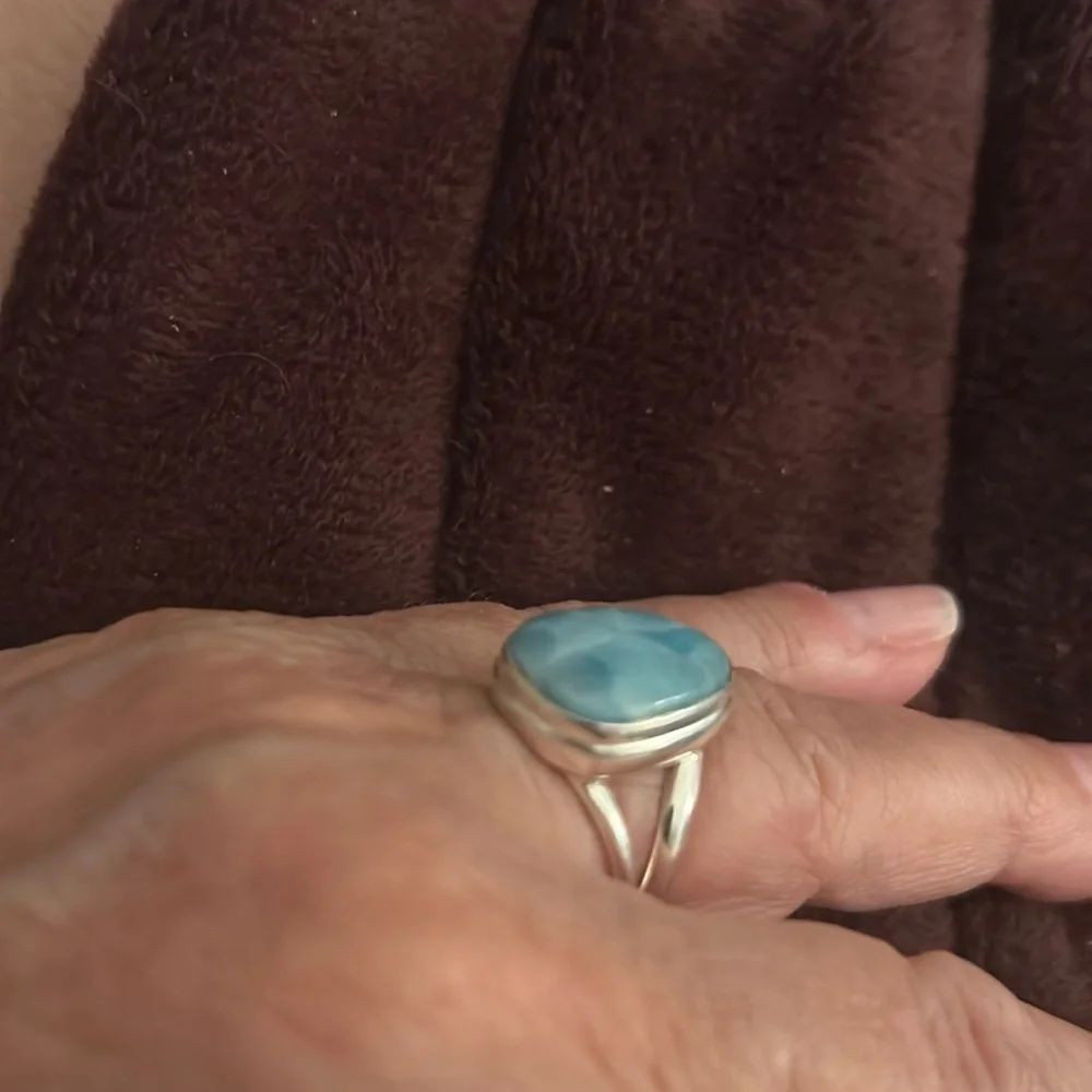 LARIMAR RING - Picture 8 of 12